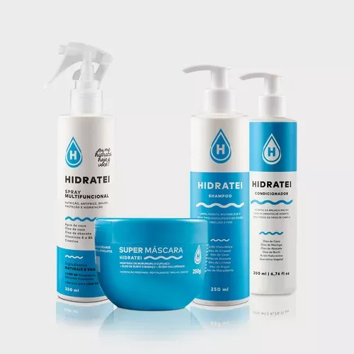 Leave-In + Super Mscara +Shampoo E Condicionador Hidratei